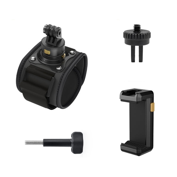 Universal Magnetic Quick-release Wrist Strap Mount for Sports Cameras, Standard Model, With Phone Clip